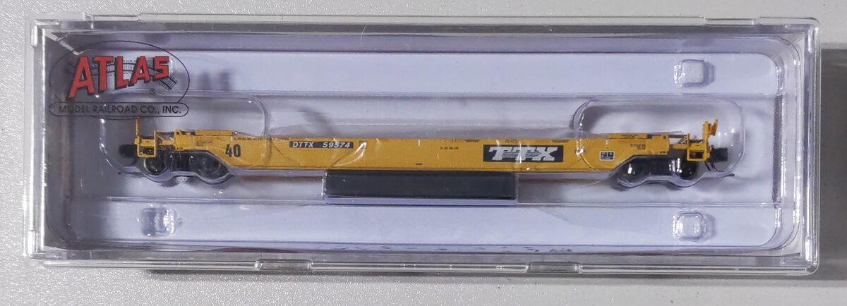 Atlas 50005288 N Scale TTX (Early Logo) 40' Rebuilt Well Car #59574