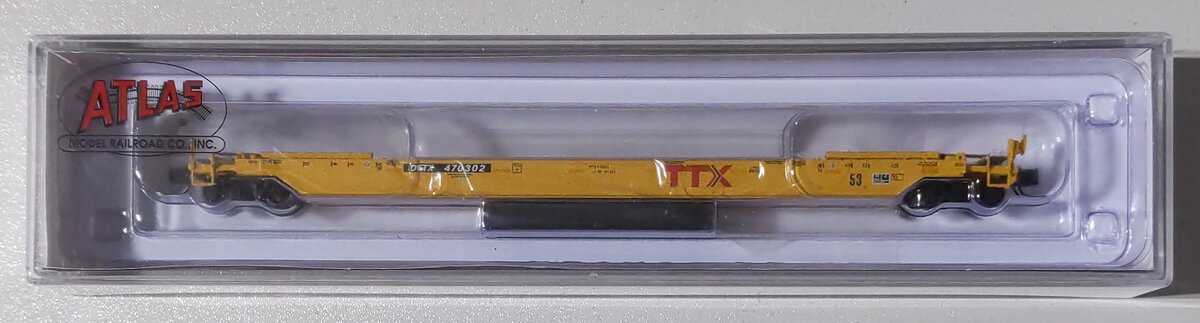 Atlas 50005302 N Scale TTX 40' Rebuilt Well Car #470302