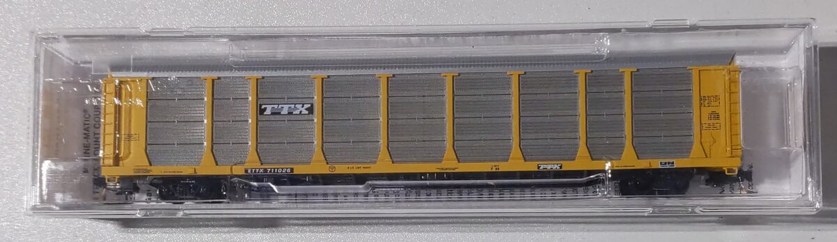 Micro-Trains 11100022 N TTX 89' Tri-Level Enclosed Autorack #711026