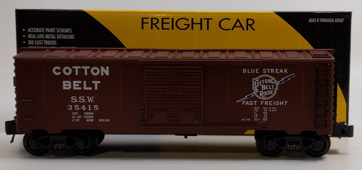 K-Line 6-21244 O Gauge Cotton Belt Boxcar #35415