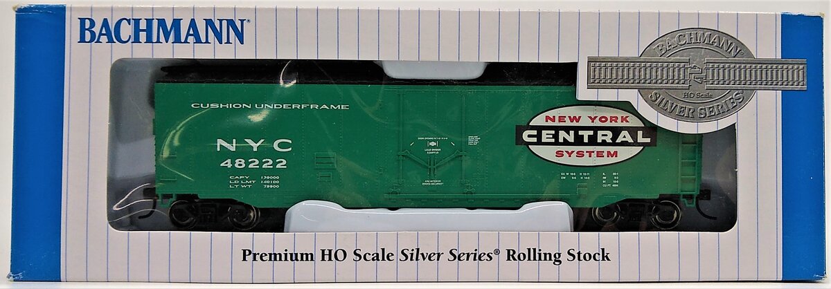 Bachmann 18020 HO New York Central 50' Plug Door Box Car #48222