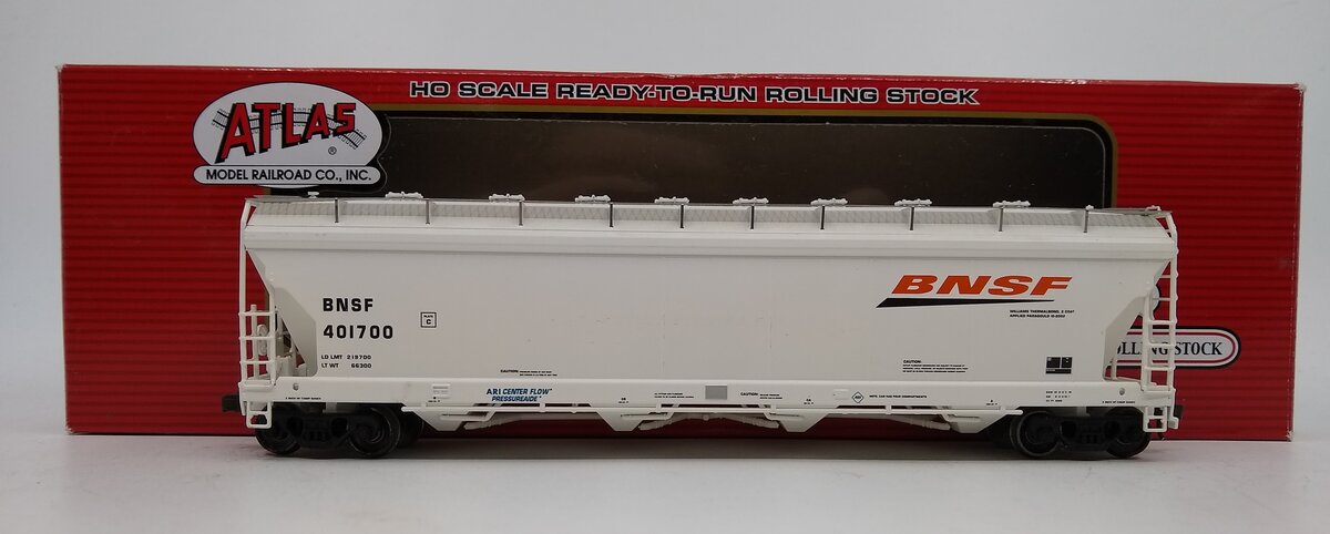 Atlas 20003759 HO BNSF ACF Pressueraide Covered Hopper #401700