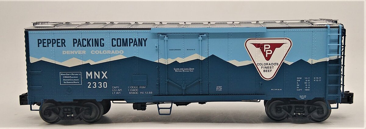 Lionel 6-27307 Pepper Packing Steel-Sided Reefer #2330