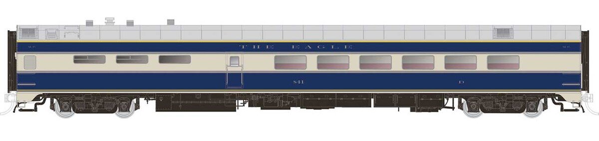 Rapido Trains 124034 HO Scale Missouri Pacific Lightweight Diner Car #841