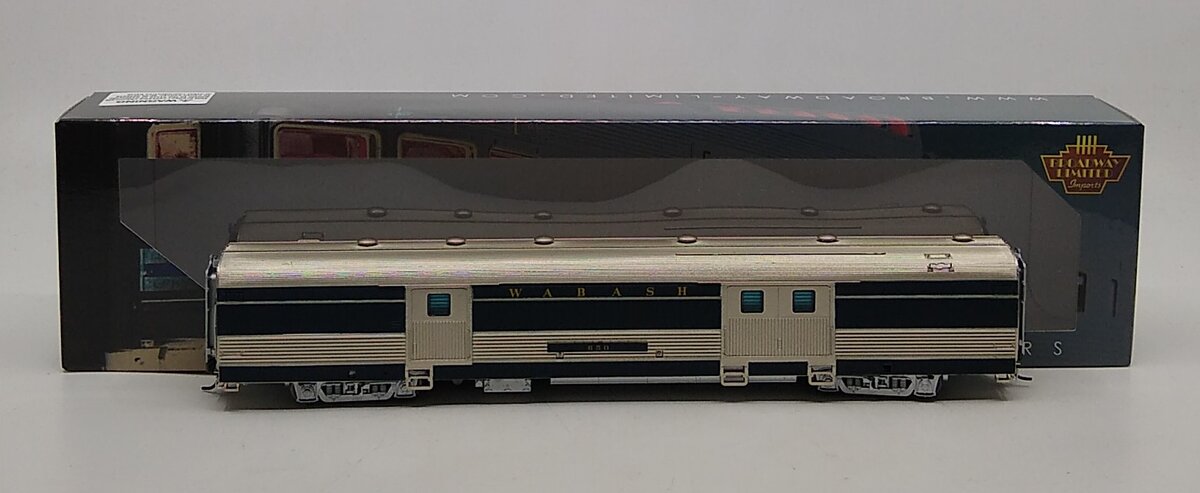 Broadway Limited 1149 HO Wabash Budd Baggage Wabash Bluebird #650