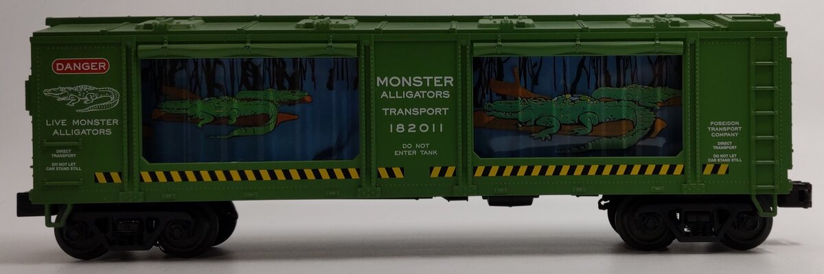 MTH 30-79301 O Gauge Monster Alligators Operating Action Car #182011