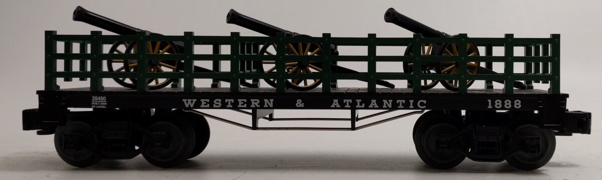 Lionel 6-39480 Western & Atlantic Flatcar with Cannons