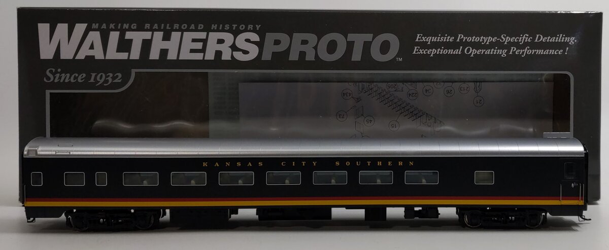 Walthers 920-15603 HO Kansas City Southern 85' Pullman-Standard 56-Seat Coach