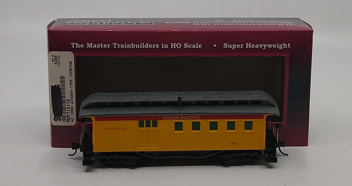 Mantua 715110 HO Union Pacific 1890 Wooden Passenger Car