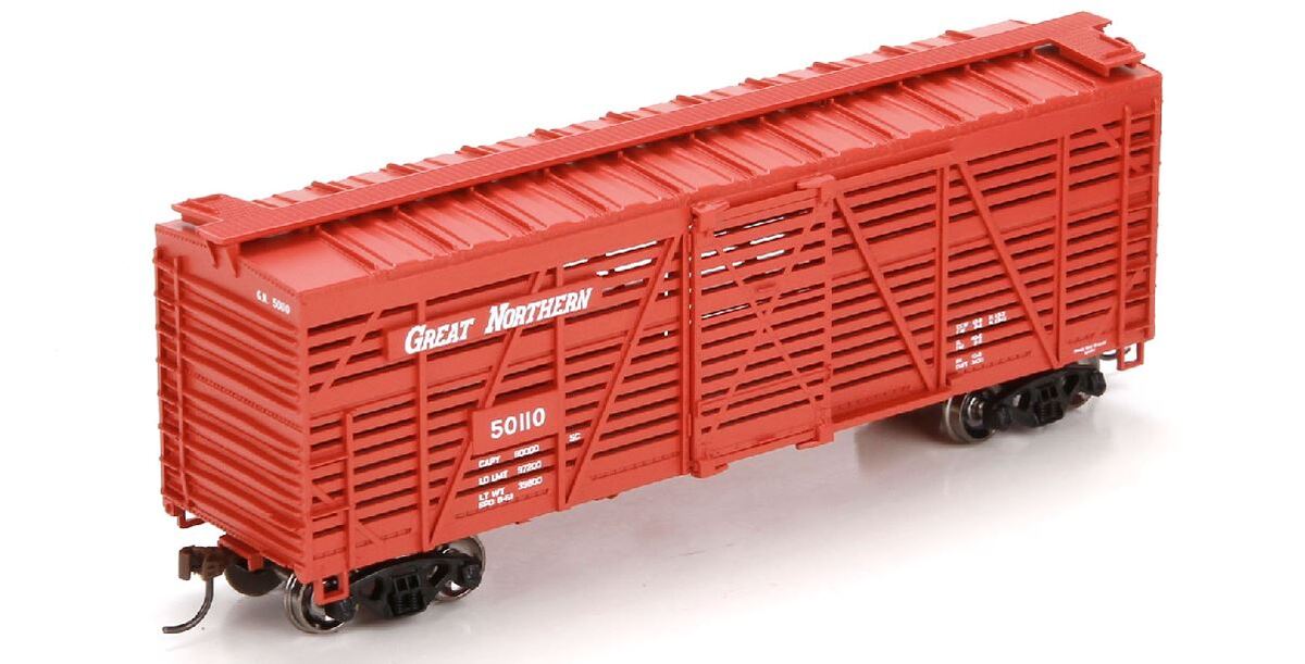 Athearn 75976 HO Scale Great Northern 40' Stock Car #50110