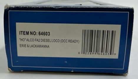 Bachmann 64603 HO Scale Alco FA2 Diesel Loco Erie & Lackawanna Diesel Engine