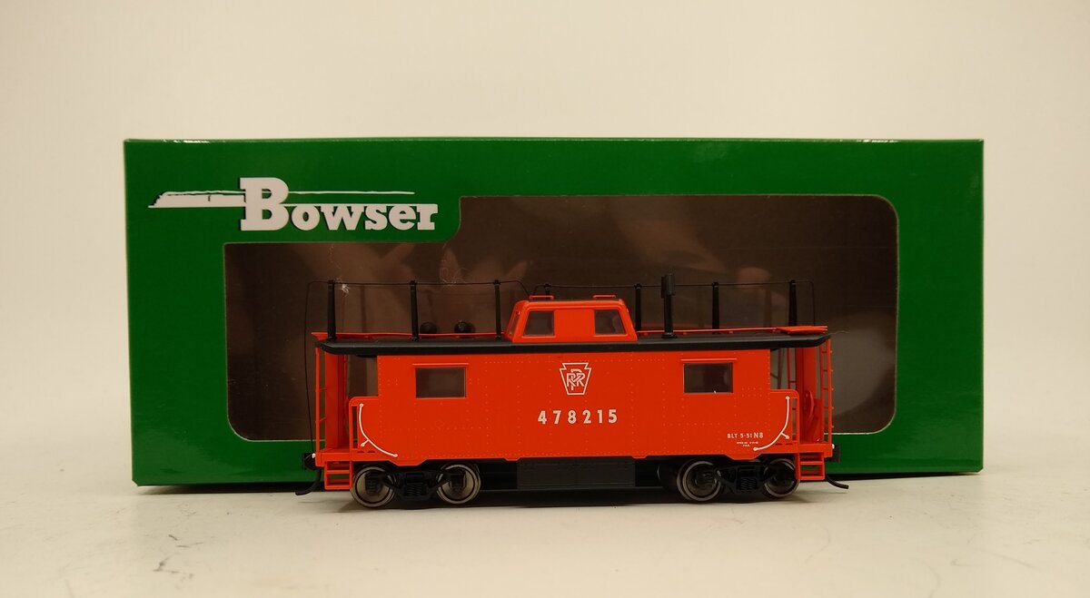 Bowser 42515 HO Pennsylvania Circle Keystone N8 Caboose with Antenna #478215