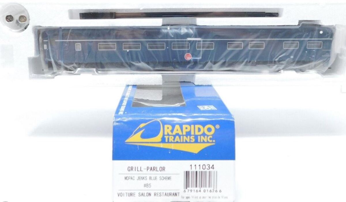 Rapido Trains 111034 HO Missouri Pacific Buffet-Parlor Passenger Car #85
