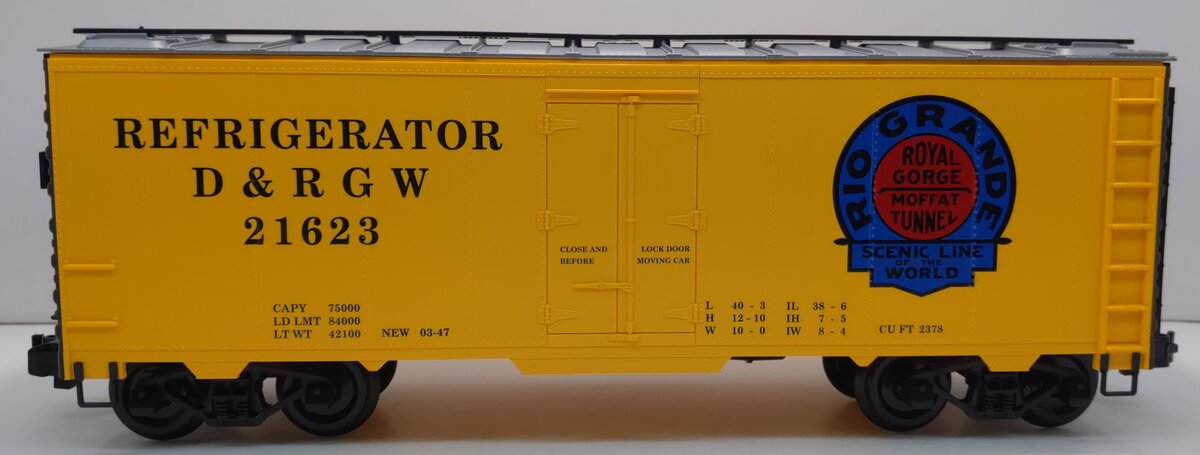 Piko 38826 G Denver & Rio Grande Western Steel Reefer Moffat Logo #21623