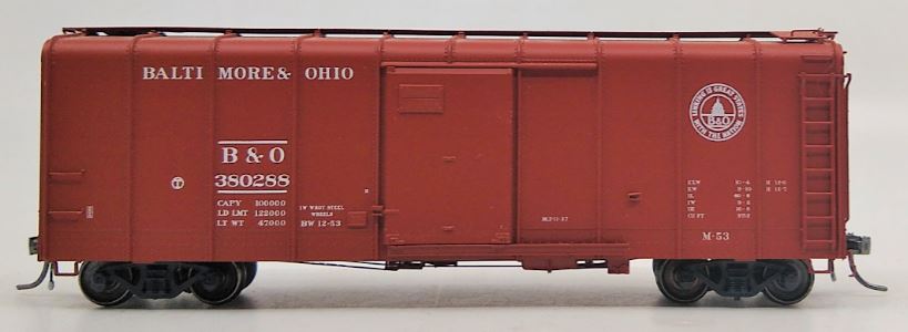 Fox Valley Models 30346 HO Baltimore & Ohio Wagontop Flat Door Boxcar #380288