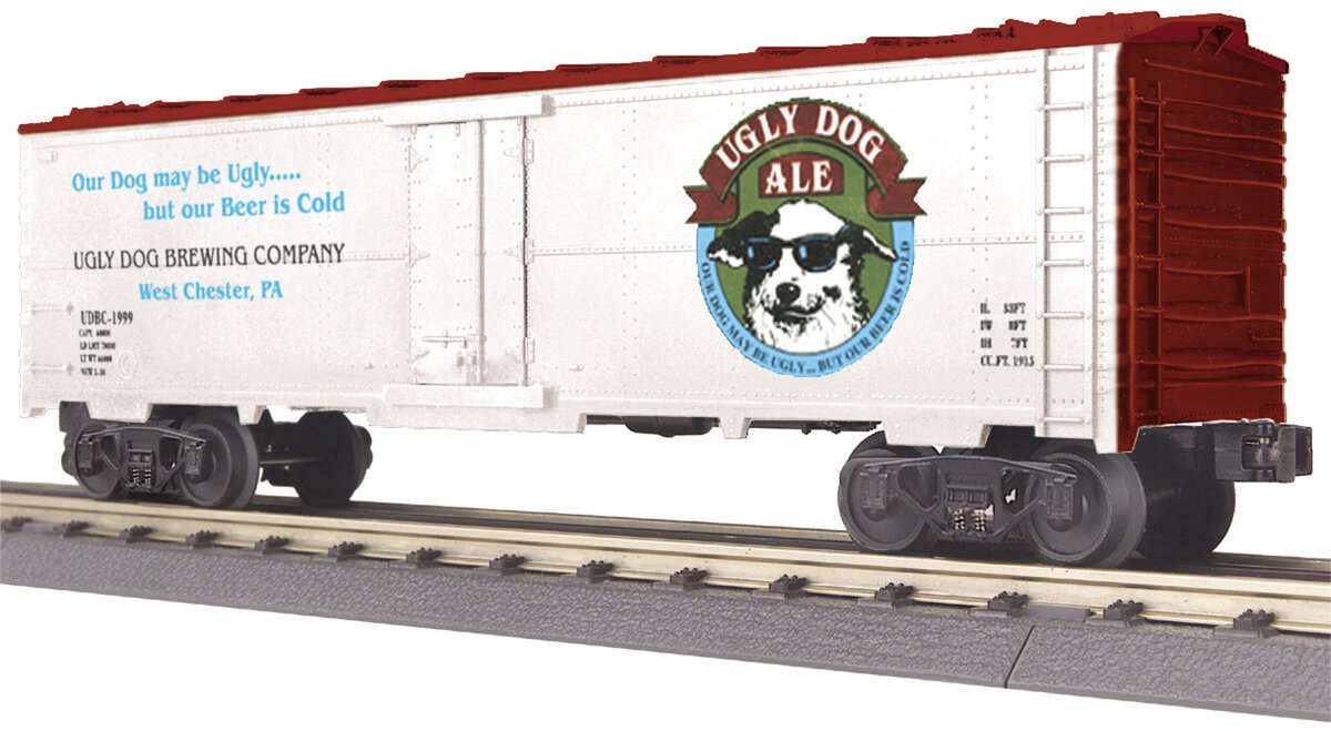 MTH 30-78050 O Gauge Ugly Dog Ale Modern Reefer Car