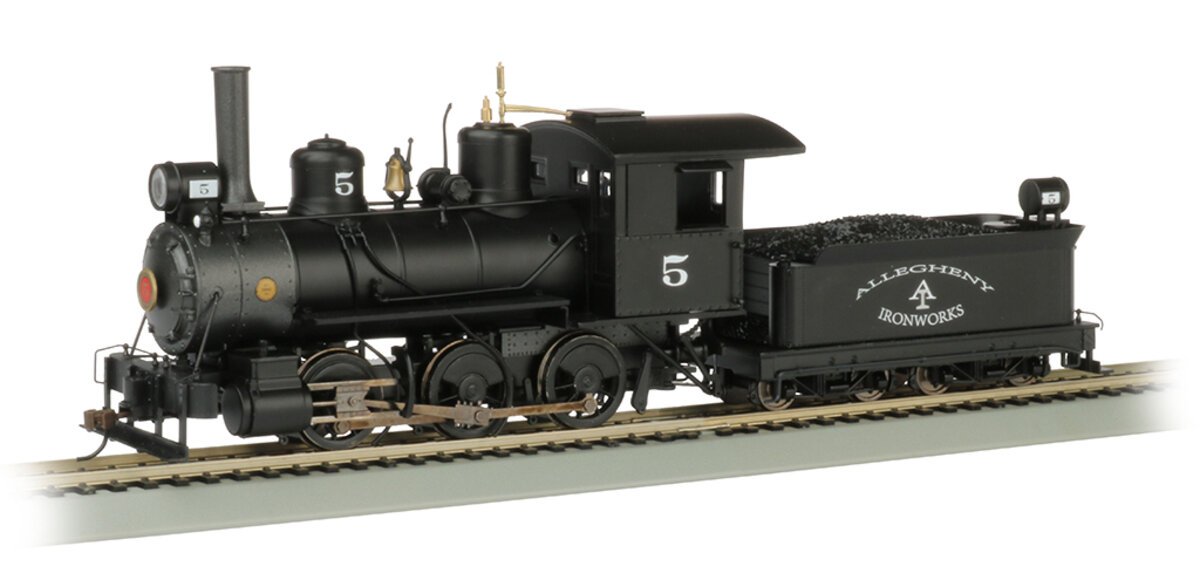 Bachmann 29402 On30 Allegheny Iron Works 0-6-0 Steam Locomotive with DCC