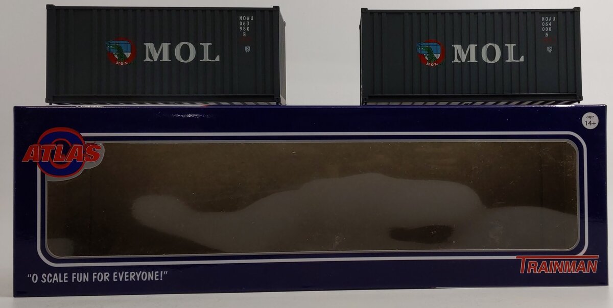 Atlas 2000004D O MOL 20' Corrugated Containers (Pack of 2)