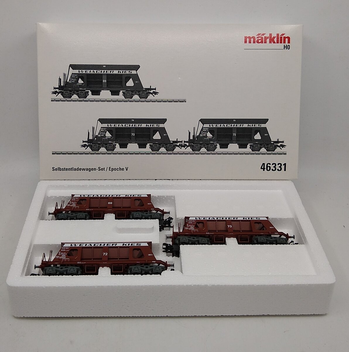 Marklin 46331 WeiacherKies Dump Car Set