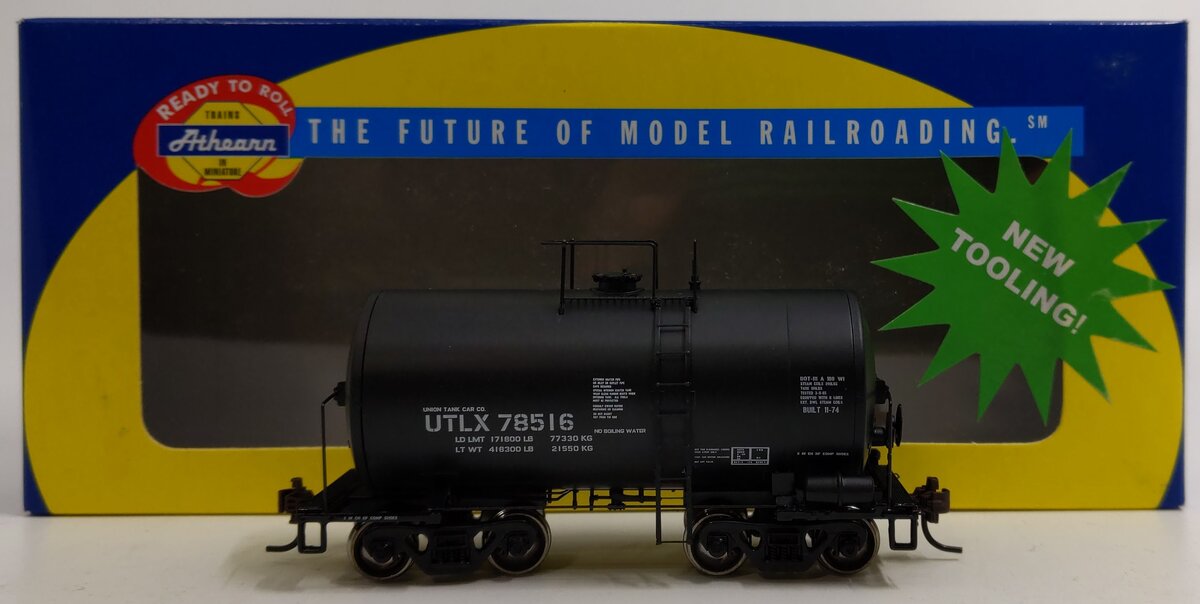 Athearn 89112 HO Scale UTLX NACC 8k "Beer Can" Tank Car #78516