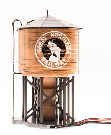 Broadway Limited 6133 N GN Weathered Brown Operating Water Tower with Sound