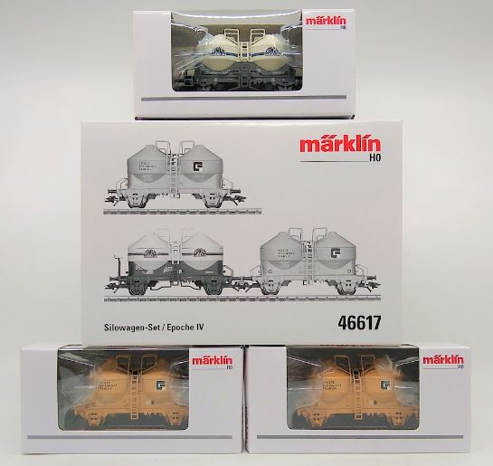 Marklin 46617 SNCF Silo Container Cars (Set of 3)