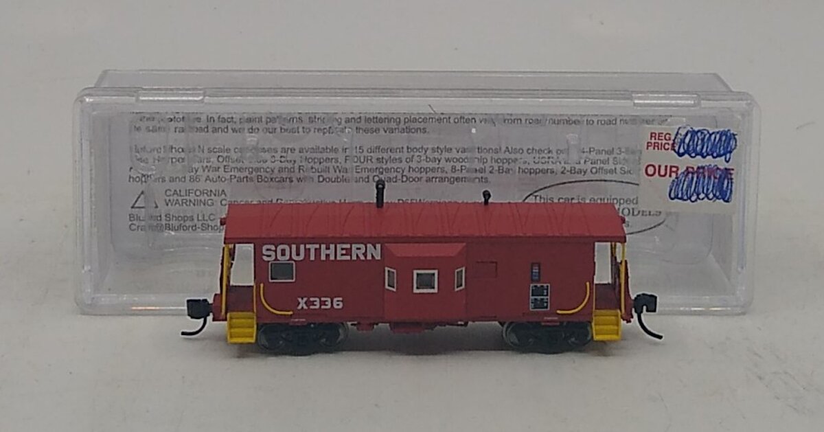 Bluford Shops 41020 N Scale Southern Caboose # X336