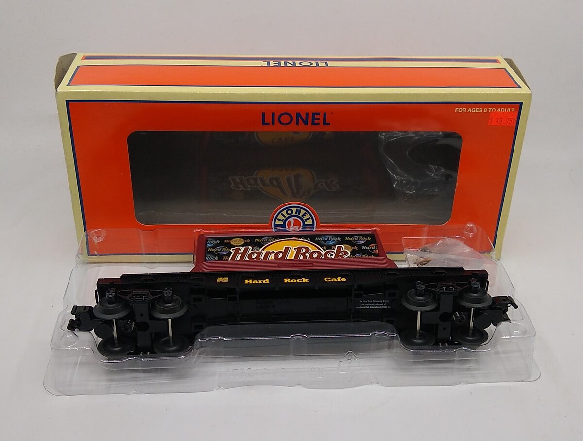 Lionel 6-26308 O Gauge Hard Rock Cafe® Flatcar with Billboards