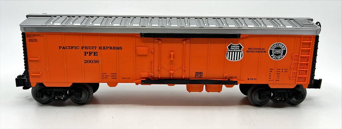 Lionel 6-39382 O Southern Pacific Steel Sided Reefer #20036
