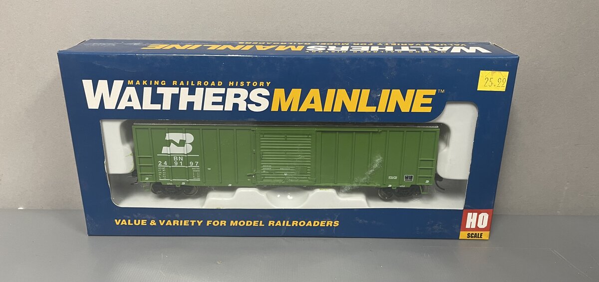 Walthers 910-2116 HO Burlington Northern 50' ACF Exterior Post Boxcar #249197