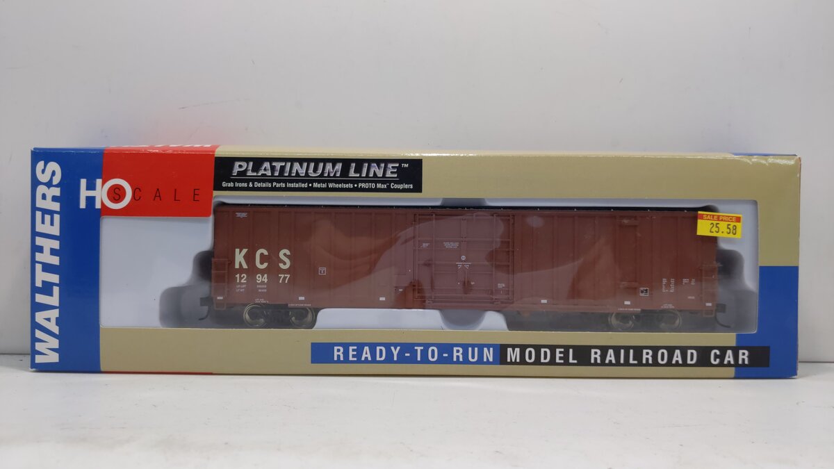 Walthers 932-42453 HO KCS 60' Gunderson Box Car #129477