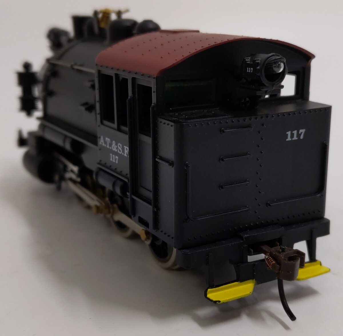 Mantua 393001 HO Scale ATSF 0-6-0 Tank Switcher Locomotive #117