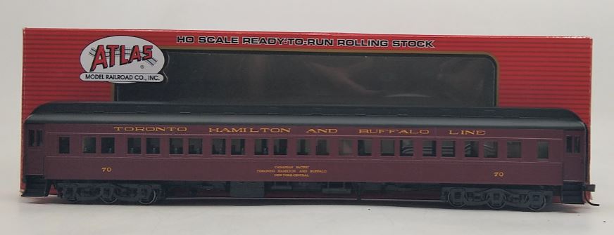 Atlas 20003062 HO Toronto Hamilton & Buffalo Paired Window Coach #70