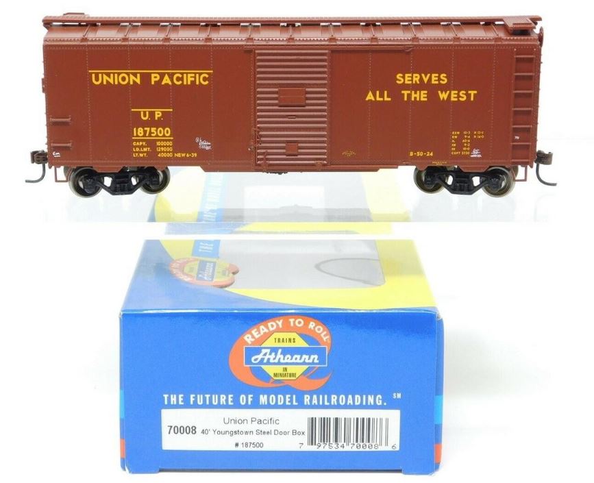 Athearn 70008 UP 40' Youngstown Door Boxcar #187500