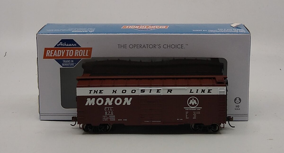 Athearn 73579 HO Monon/CIL 40' Superior Door Box Ready-To-Run #870