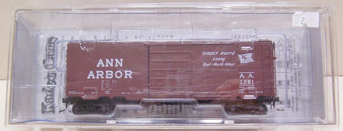 Kadee 5294 HO Ann Arbor 40' PS-1 Boxcar with 8'6 Superior Panel Doors #1281