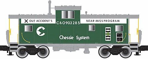 Atlas 20003103 HO C&O Extended Vision Caboose #903285