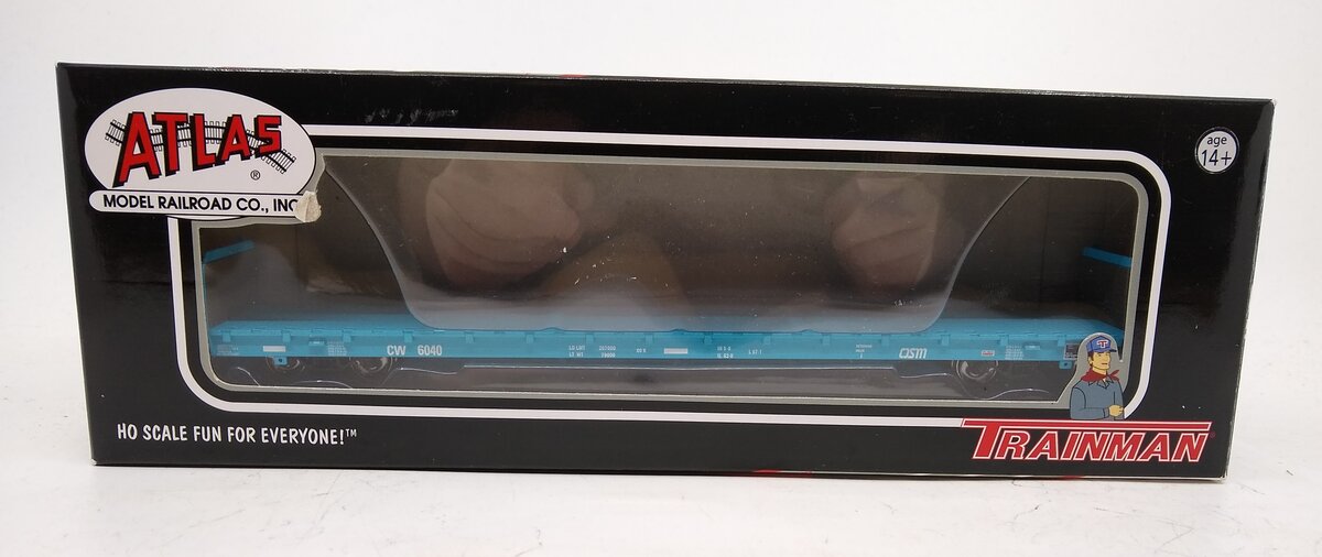 Atlas 20000615 HO CW Short Bulkhead Flat Car #6040