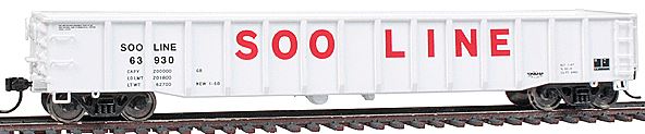 Walthers 932-40287 HO Scale SOO Line 53' Thrall Gondola #63930