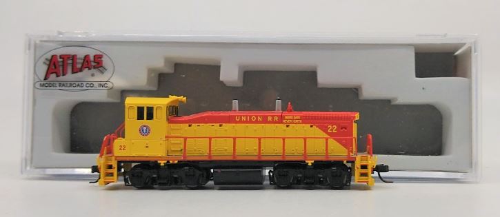 Atlas 40002553 N Union Railroad MP15DC Standard Hood Diesel Locomotive DCC #22