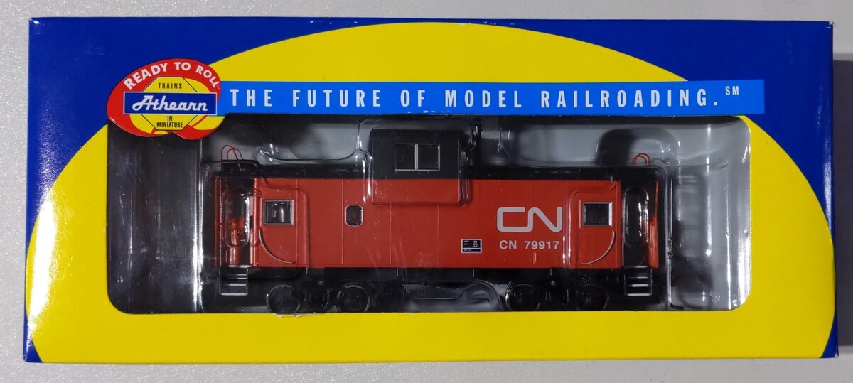 Athearn H0 - Freight carriage - Seven Boxcars and a Caboose Athearn H0 - Freight carriage - Seven Boxcars and a Caboose
