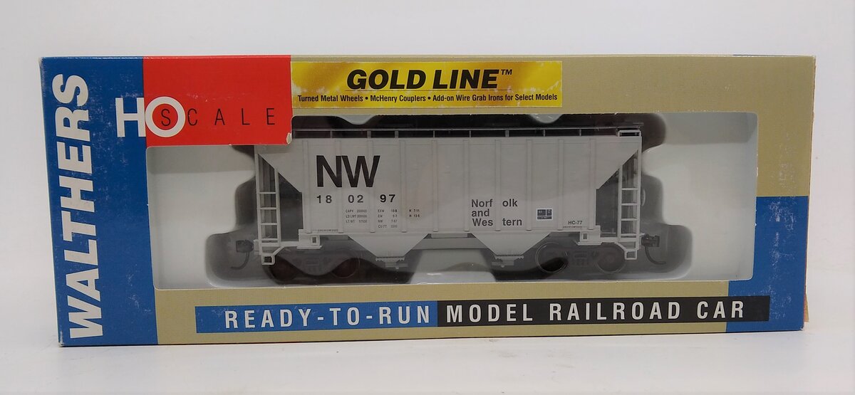 Walthers 932-5386 HO N&W Trinity 100T Cement Covered Hopper #180297