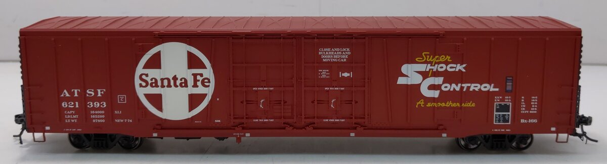 BLMA Models 53042 HO ATSF Bx-166 60' Beer Reefer #621393