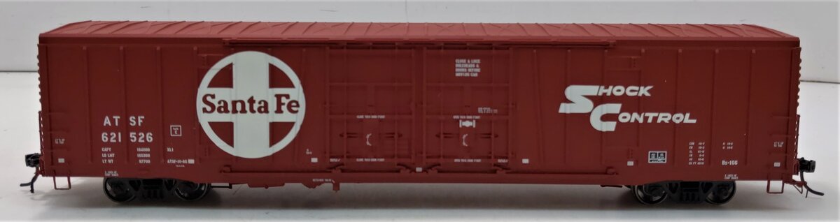BLMA Models 53036 HO ATSF Bx-166 60' Beer Reefer #621526