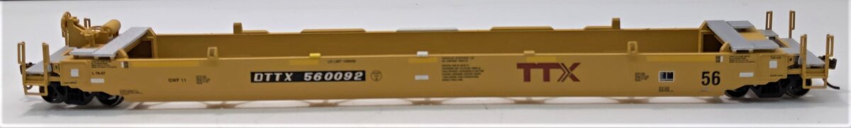 Athearn 7424 HO Scale TTX Corporation 56' Well Car #560092