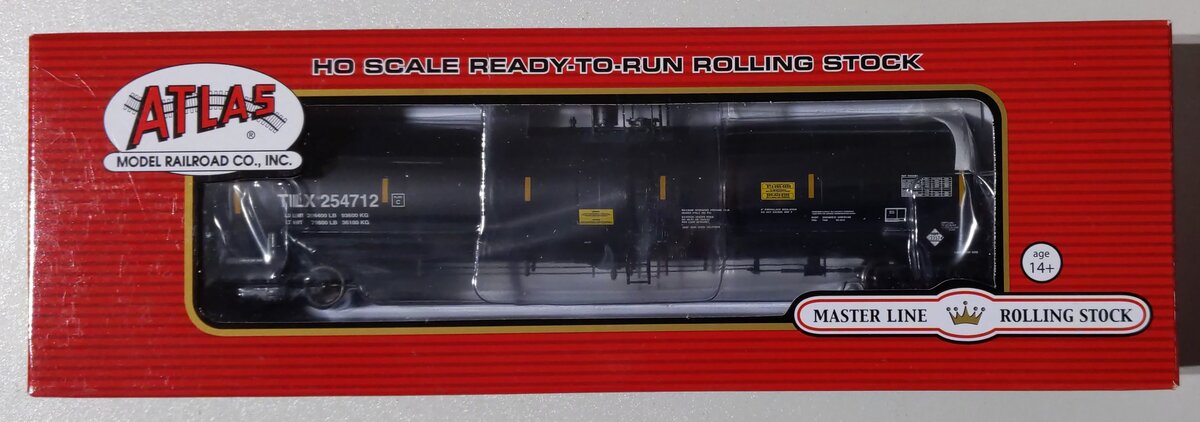Atlas 20003831 HO TILX (Asphalt) Trinity 25,500-Gallon Tank Car #254712