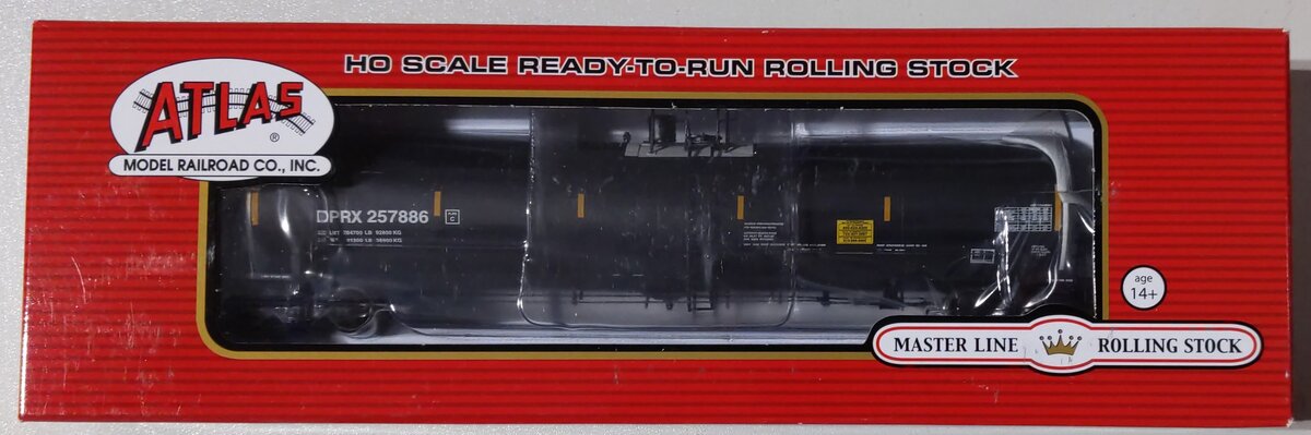 Atlas 20003819 HO Trinity Industries Trinity 25,500-Gallon Tank Car DPRX #257886