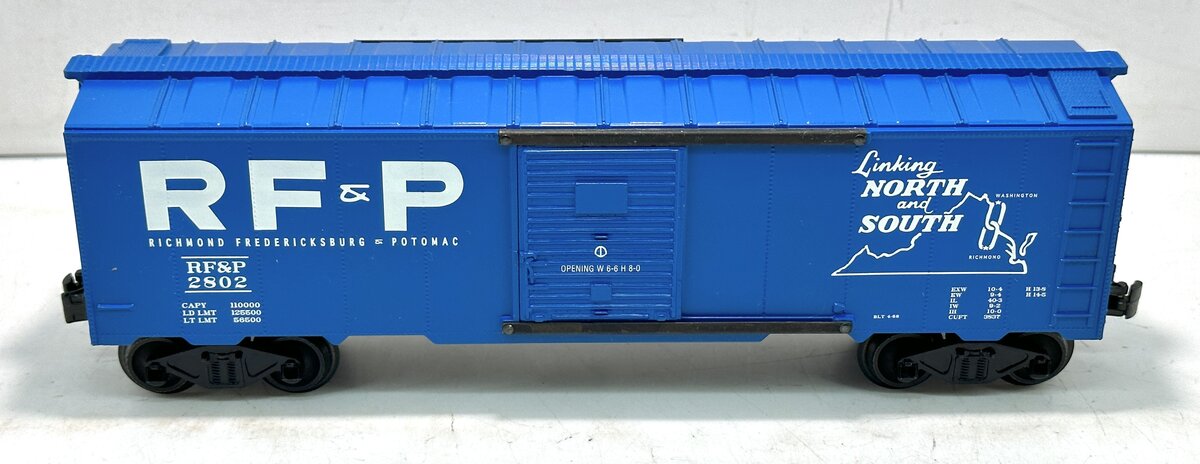 Williams 47056 O Gauge RF&P 40ft Box Car #2802