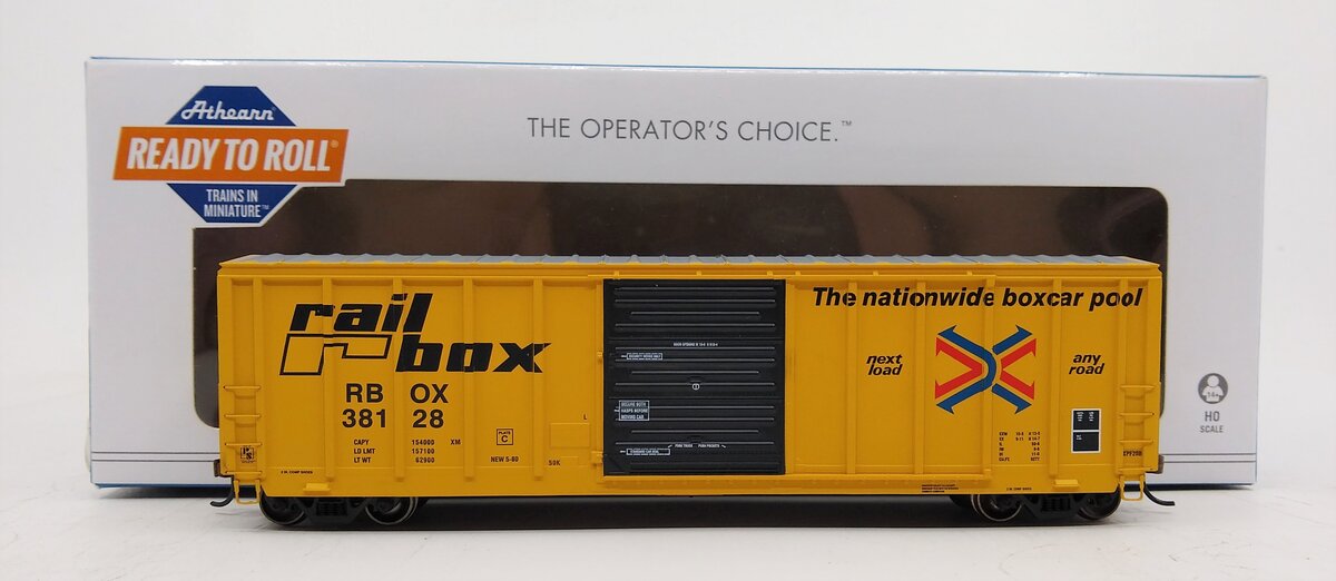 Athearn 17835 HO Railbox RTR 50' PS 5277 Boxcar #38128