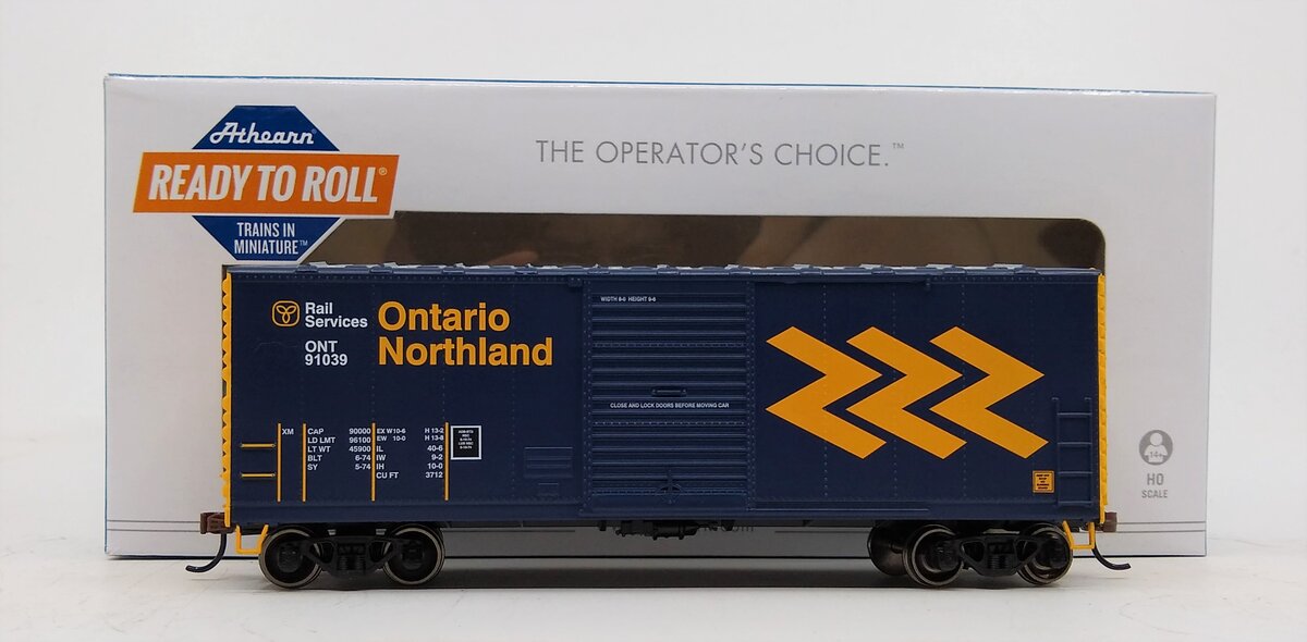 Athearn 67468 HO ONT 40' Modernized Boxcar #91039 - RTR